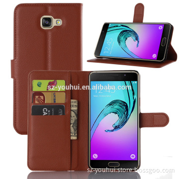 High Quality Leather Holster Card Wallet Folio Stand Flip Case Cover for Samsung GALAXY A9